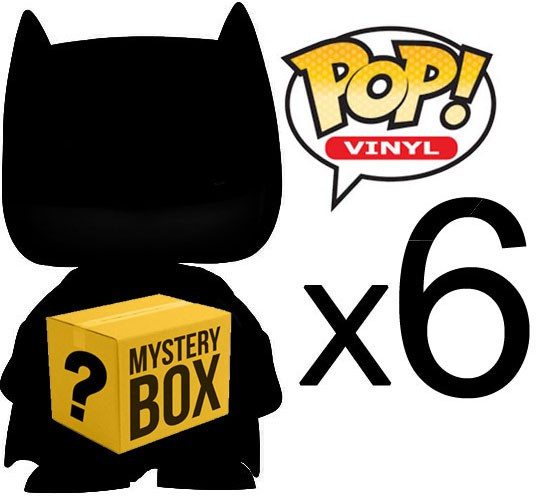 Funko MYSTERY BOX LOT of 6 Funko POP! Vinyl Figures [Completely Random, No Duplicates!]