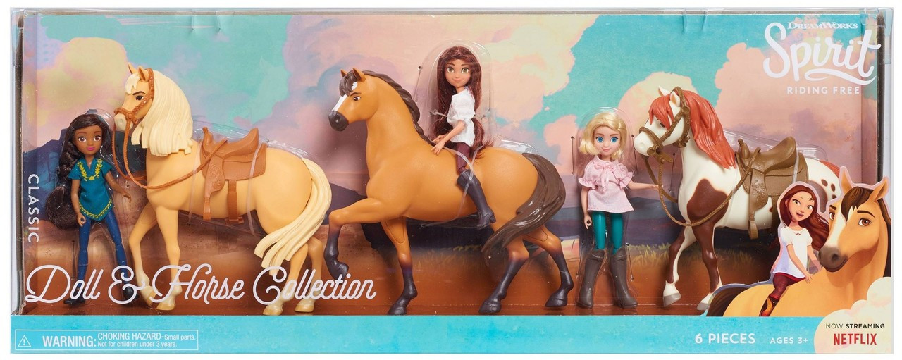 horse and doll set