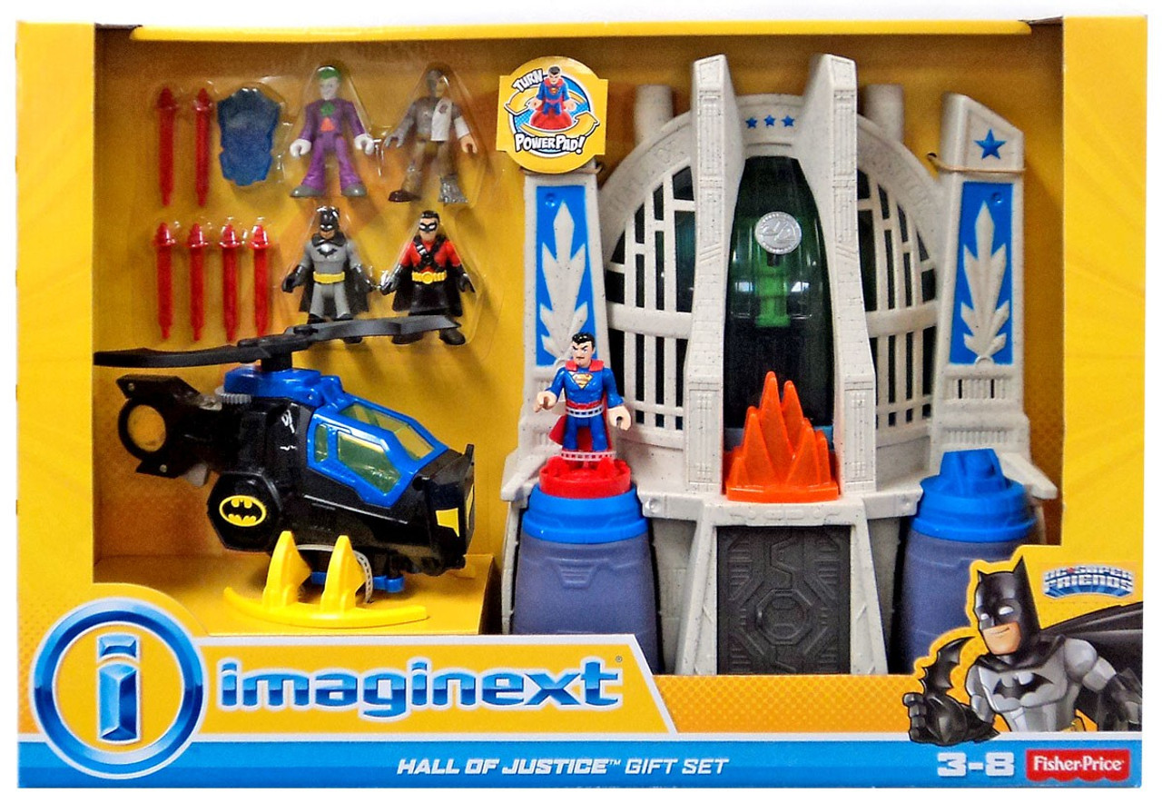 fisher price imaginext fire station and engine playset