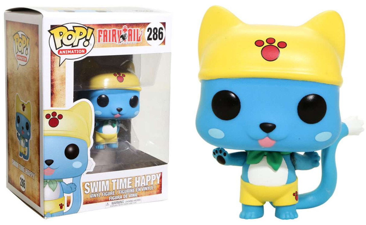 Funko Fairy Tail Pop Animation Swim Time Happy Exclusive Vinyl Figure 286 Toywiz - blue exceed fairy tail roblox