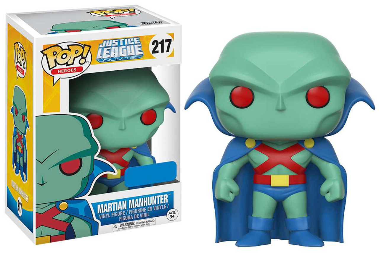 Funko Dc Justice League Unlimited Pop Heroes Martian Manhunter Exclusive Vinyl Figure 217 217 Toywiz - muñecos funko pop roblox