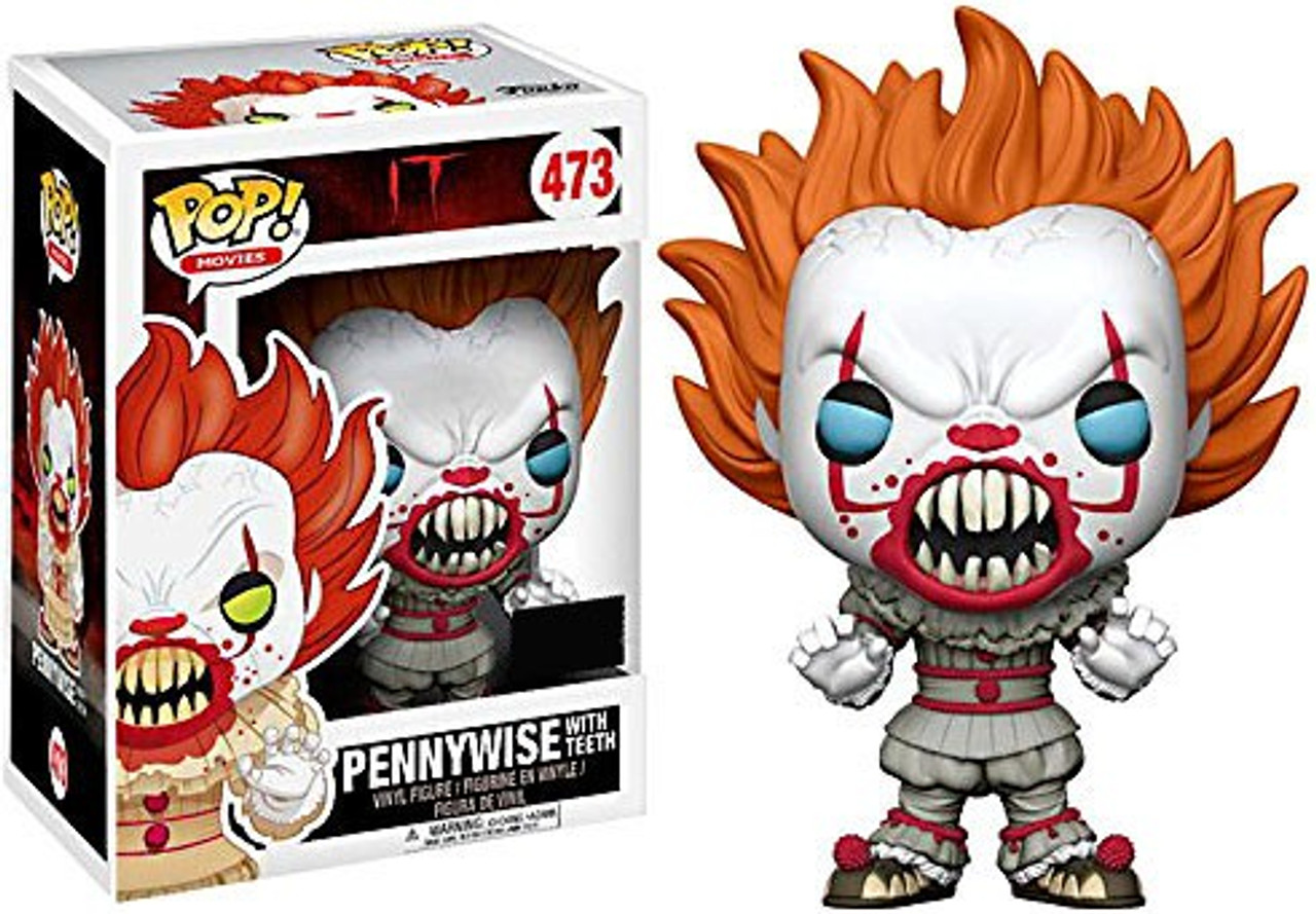 Funko It Movie 2017 Pop Movies Pennywise With Teeth Exclusive Vinyl Figure 473 Blue Eyes Toywiz - roblox eyes the horror floating head