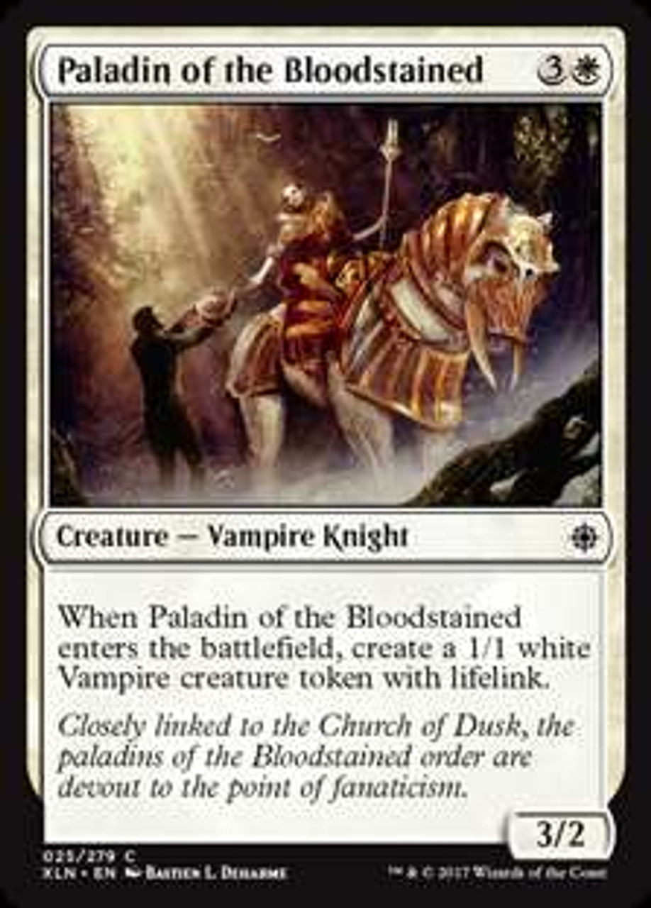 Magic The Gathering Ixalan Single Card Common Paladin Of The Bloodstained 25 Toywiz - vampire bun with waves roblox
