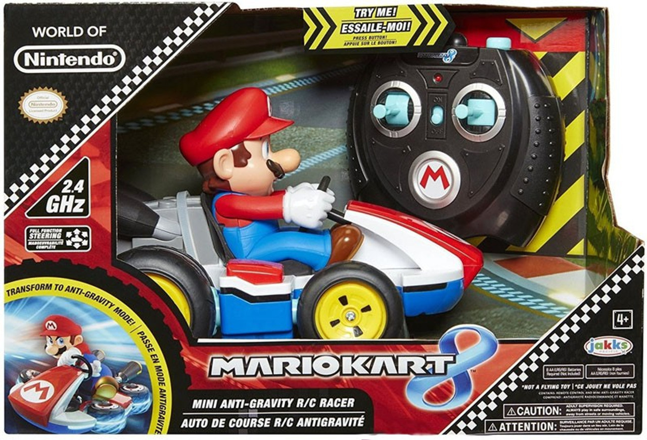 World Of Nintendo Mario Kart 8 Mini Anti Gravity Rc Racer Remote Control Car Jakks Pacific Toywiz 3350