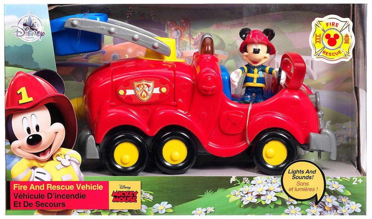 mickey mouse fire truck