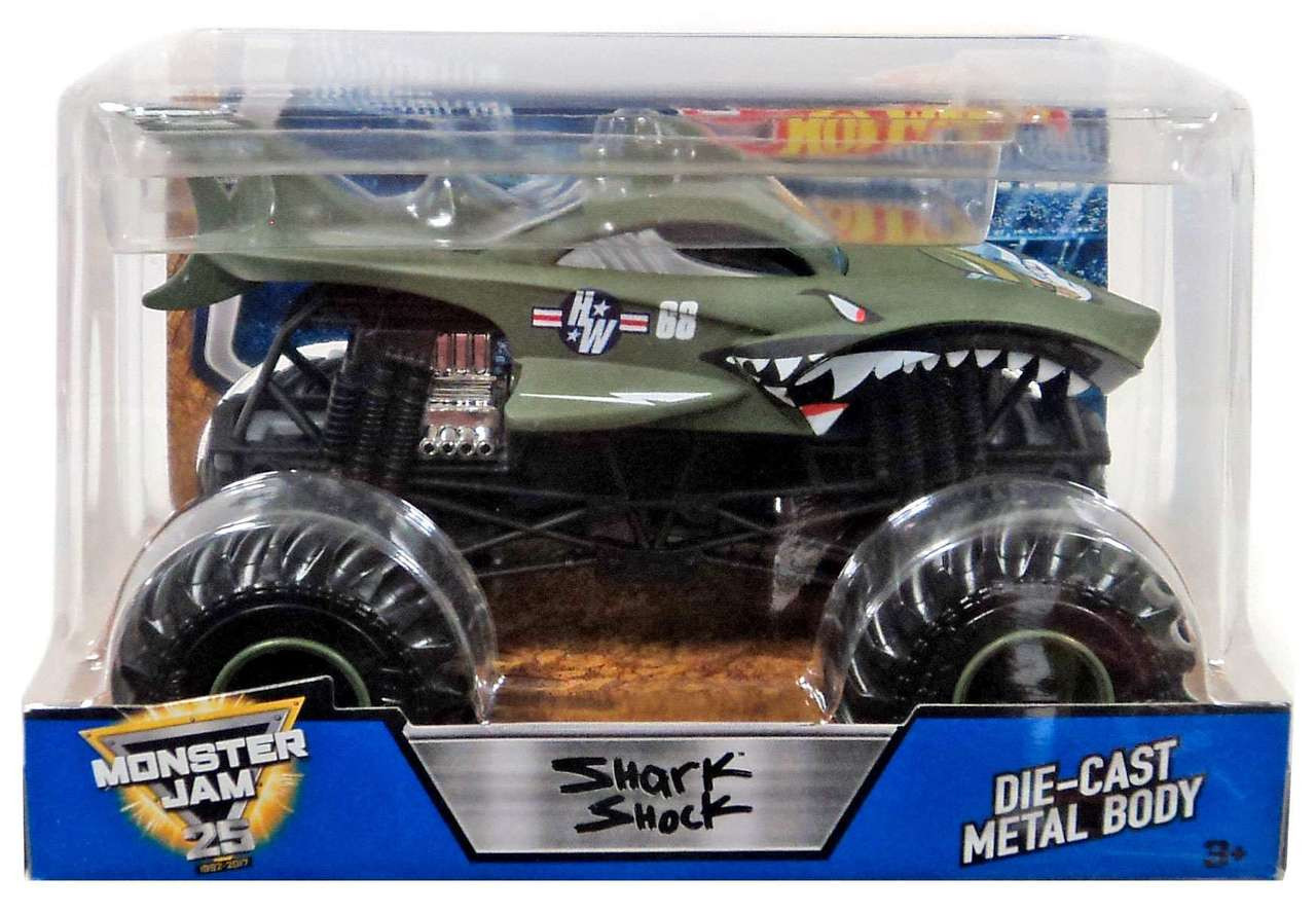 hot wheels monster jam shark shock