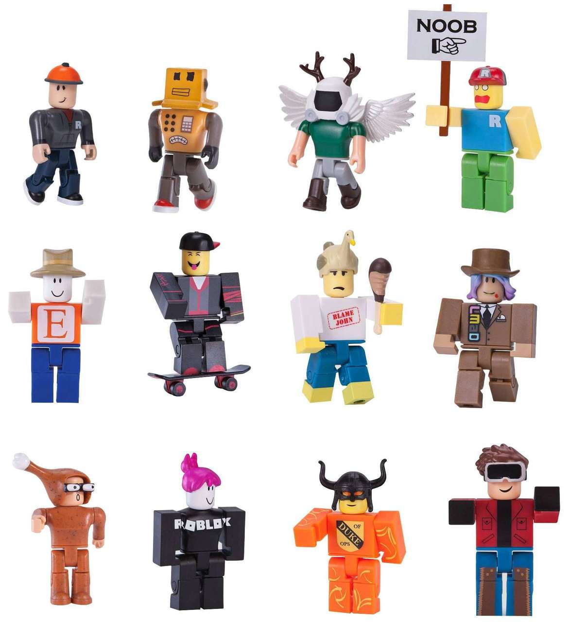 Roblox Series 1 Roblox Classics Exclusive 3 Action Figure 12 Pack Includes 12 Online Item Codes Jazwares Toywiz - roblox music ids fight nxt