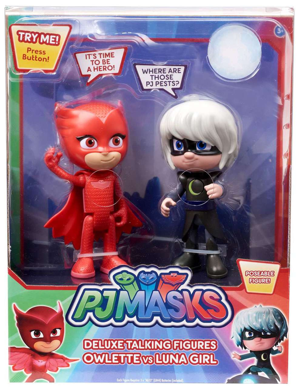 Disney Junior PJ Masks Owlette Luna Girl Exclusive Talking Action