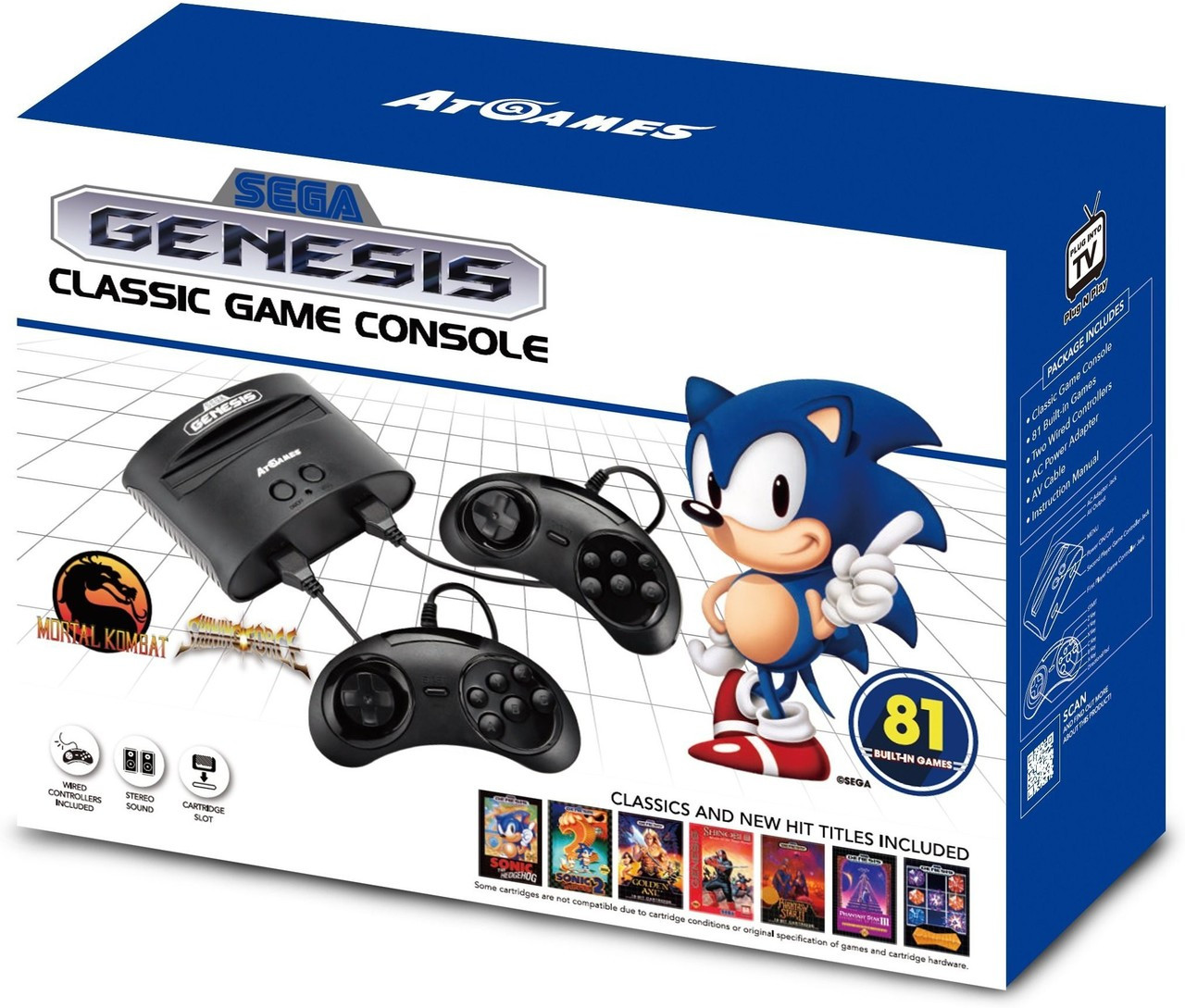 Genesis 2017 Sega Genesis Classic Video Game Console 81 Games