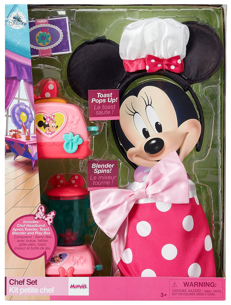 minnie mouse cook set