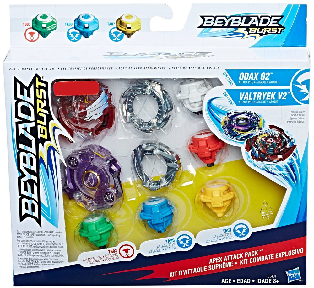 Beyblade Burst Odax 02 Valtryek V2 Exclusive Dual Pack Apex Attack
