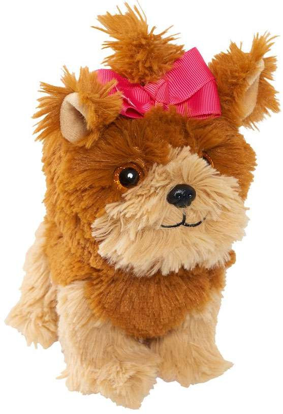bow bow plush dog