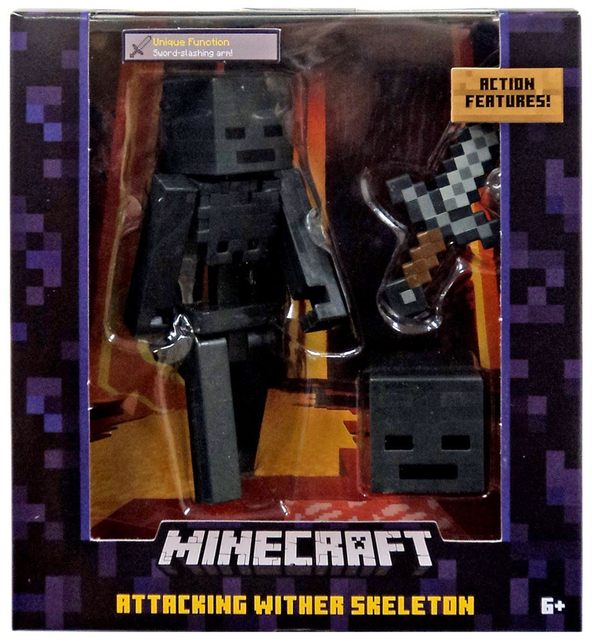 minecraft skeleton action figure