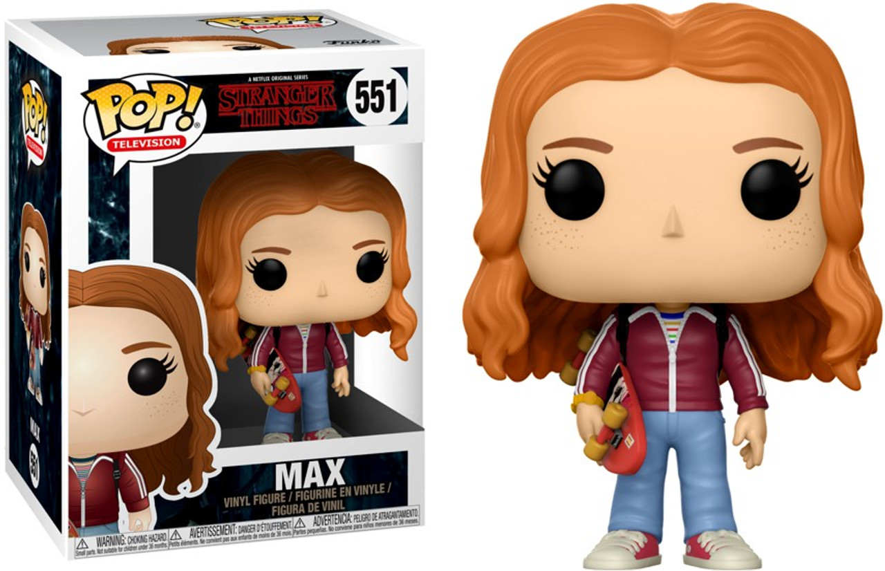 Funko Stranger Things Pop Tv Max With Skateboard Vinyl Figure 551 Toywiz