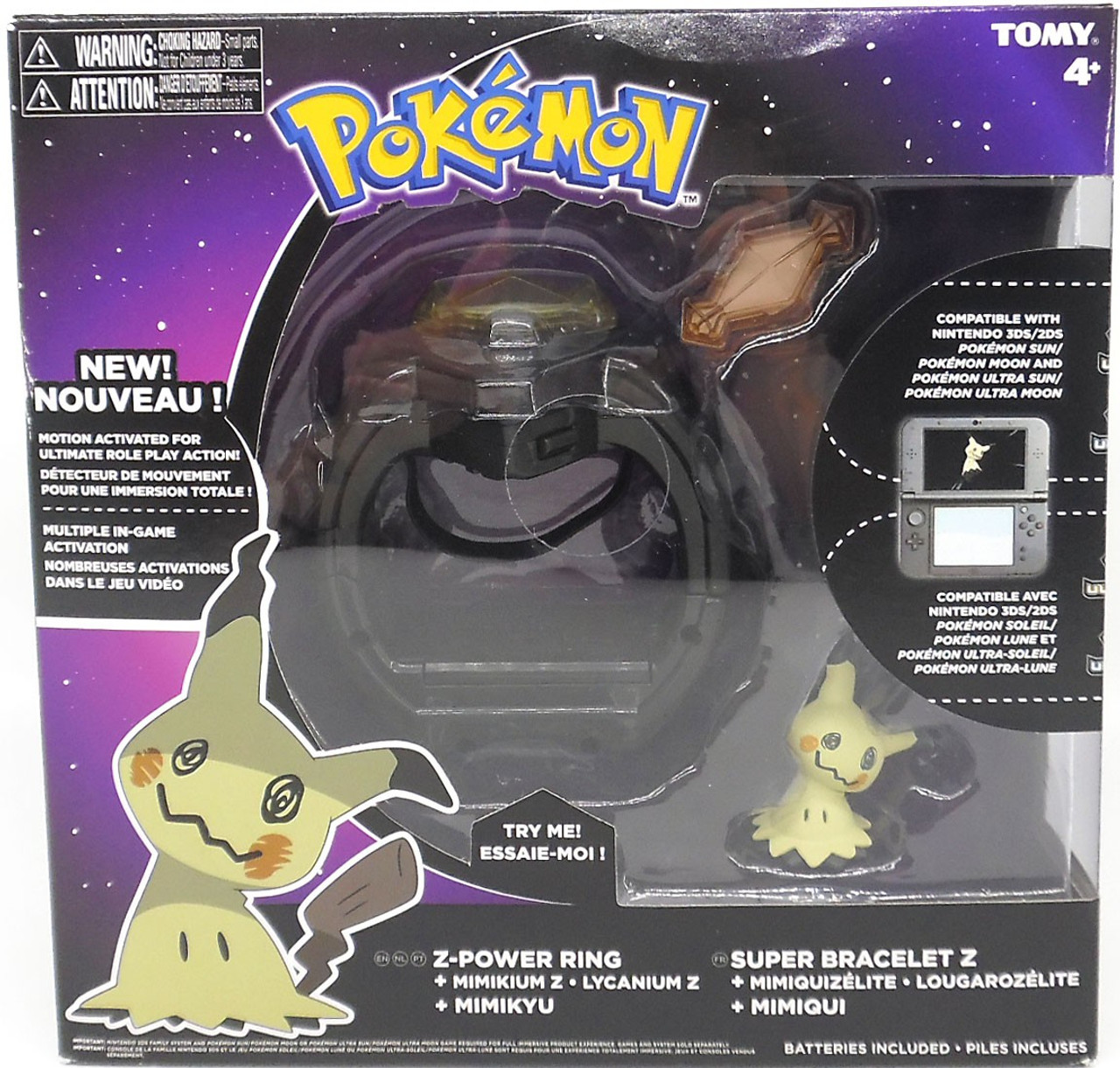 Pokemon Z Power Ring Toy With Mimikyu