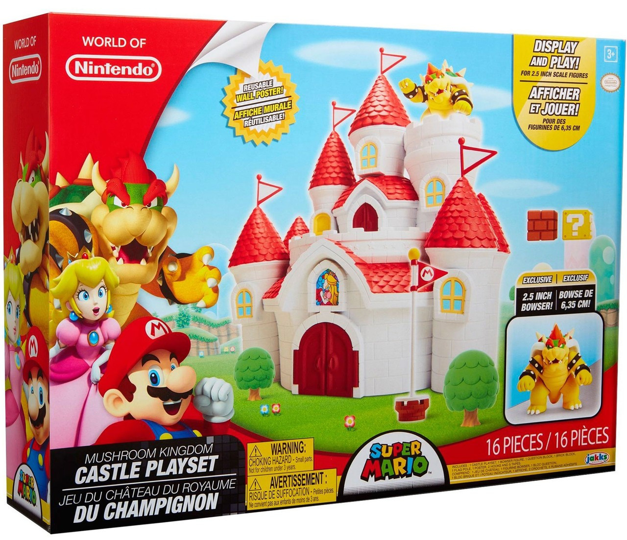 world of nintendo super mario playset