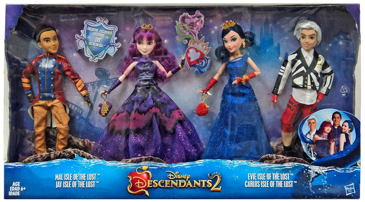 descendants dolls 4 pack