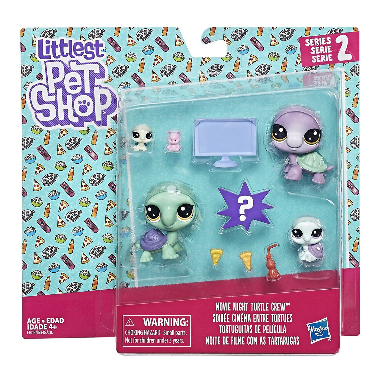 Littlest Pet Shop Movie Night Turtle Crew Family Pack Hasbro Toys ToyWiz