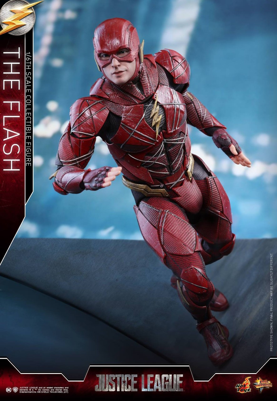 DC Justice League Movie The Flash 16 Training Kit Hot Toys - ToyWiz