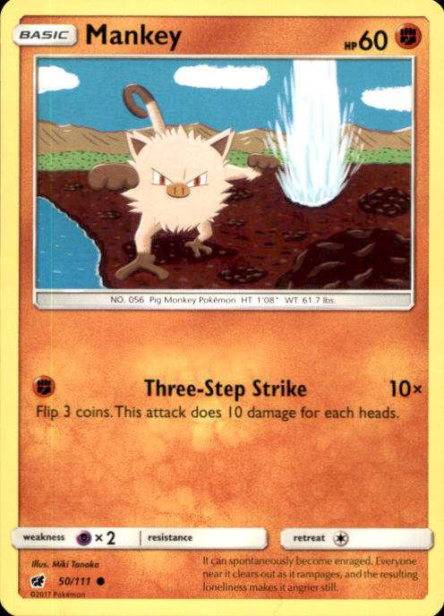 monkey pokemon card Ambipom from Inferno X has just been revealed! This quirky really pops in this special illustration and is a must-have for any binder bandits out there! What do you think? Hit [1] Taunt monkey pokemon card Brocks Mankey