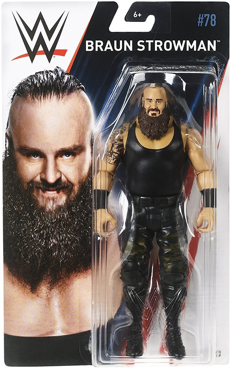 WWE Wrestling Series 78 Braun Strowman Action Figure Mattel Toys
