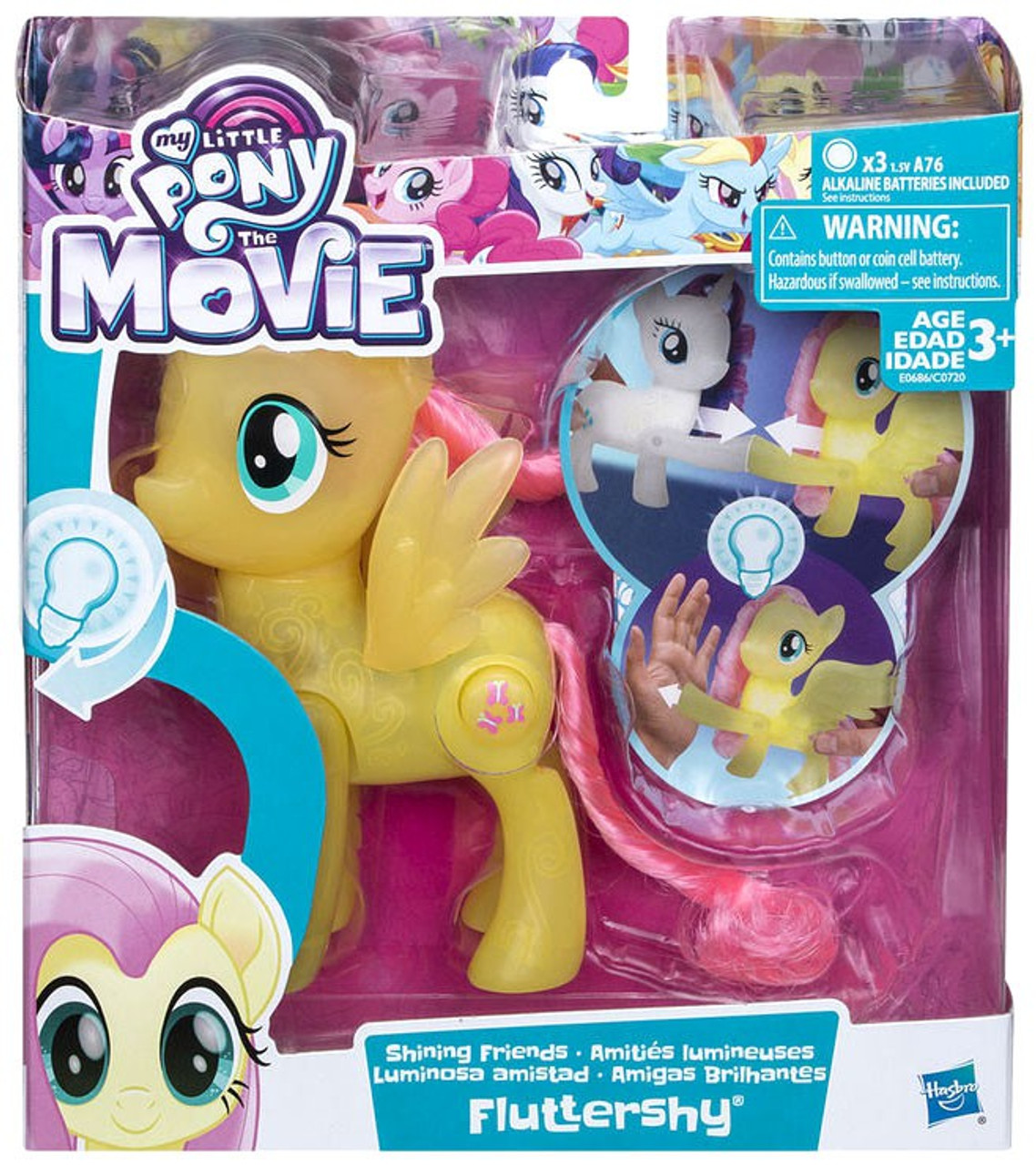 My Little Pony The Movie Shining Friends Fluttershy 5 Figure Hasbro Toys Toywiz - video search for roblox fluttershys lovely home