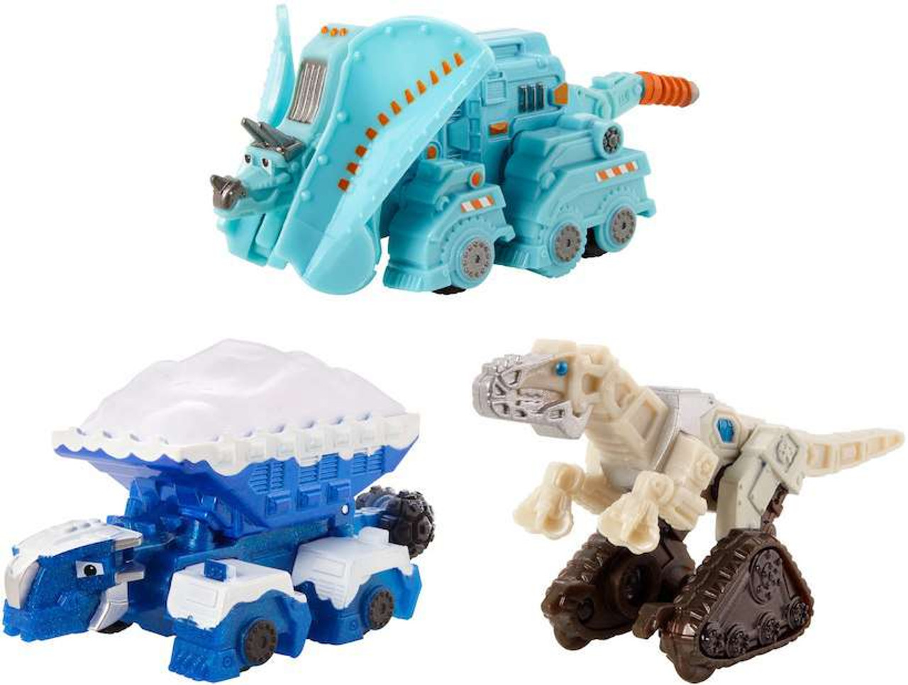 Dinotrux Arctic Adventure Diecast Figure 3Pack Exclusive Snowblazer