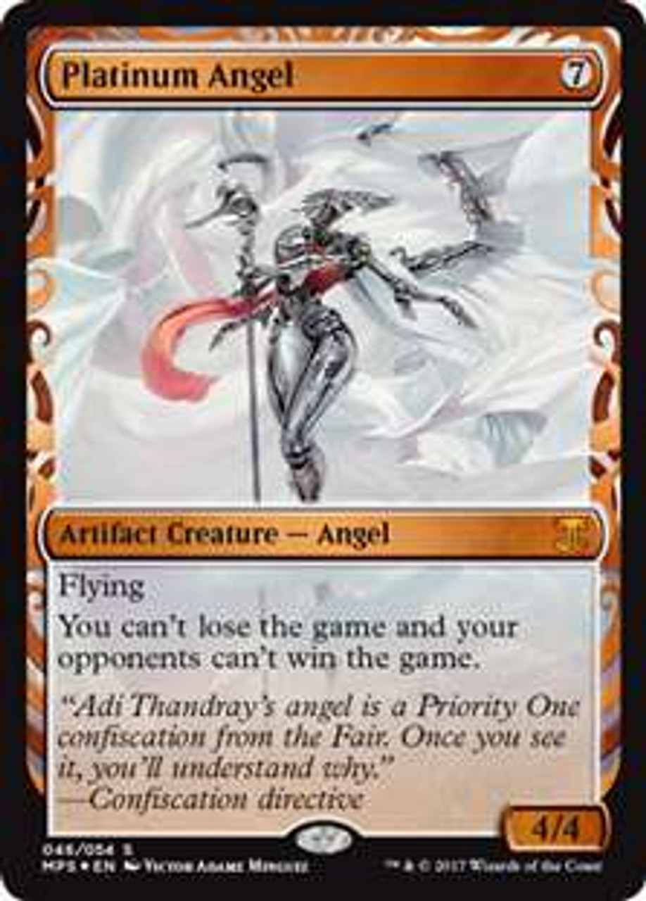 Toys Hobbies Light Play 1 X Mtg Platinum Angel Magic 11 English Mtg Individual Cards Adakdesign Ir