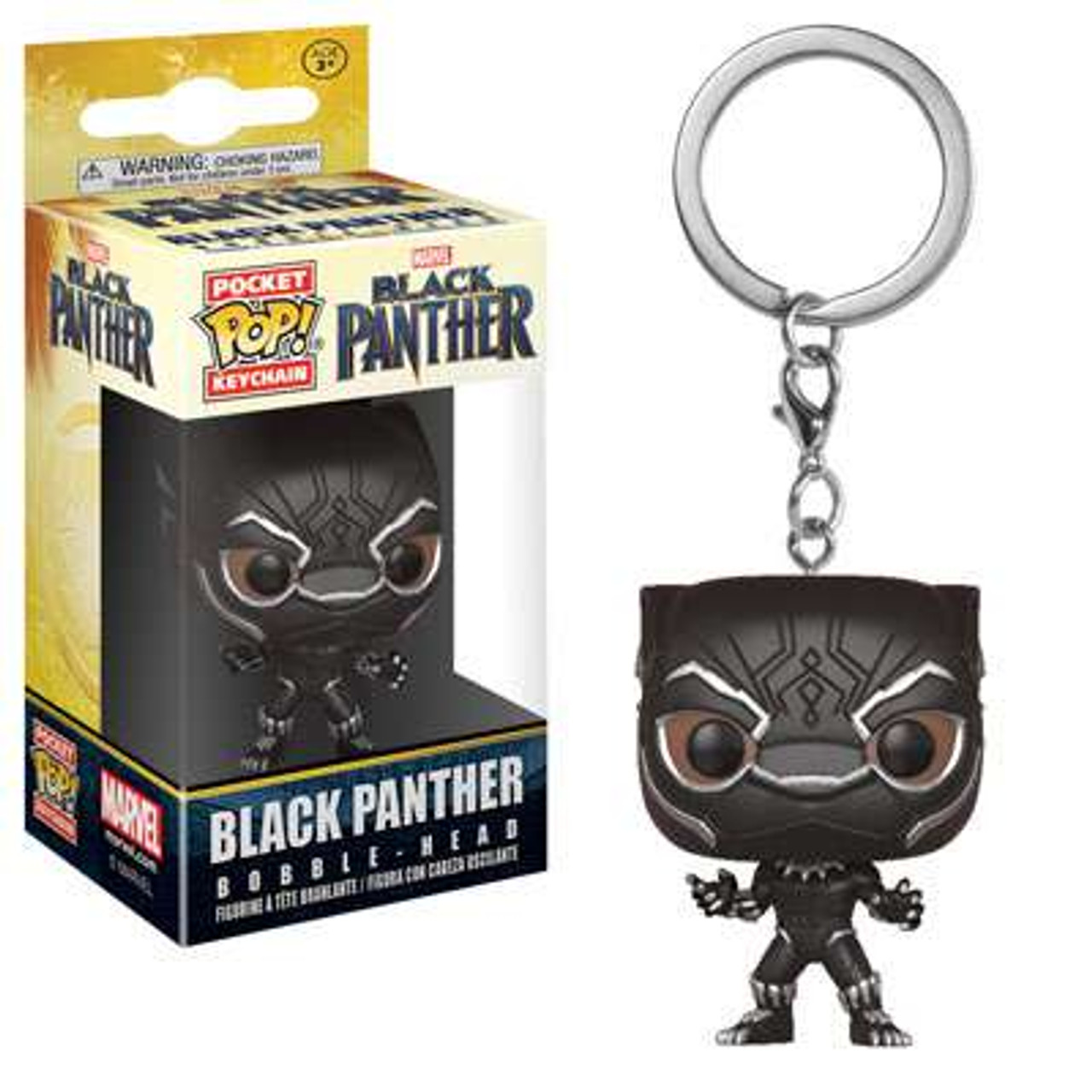 Funko Marvel Pop Marvel Black Panther Keychain Toywiz - black panther tchalla top roblox
