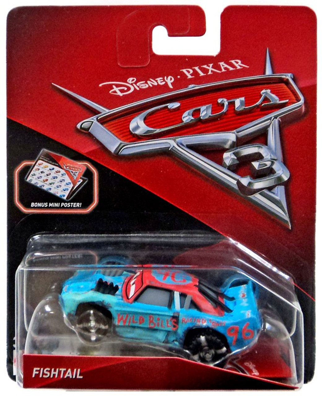 fishtail cars 3 diecast