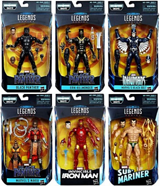 Marvel Black Panther Marvel Legends Okoye Series Set Of 6 Action Figures Hasbro Toys Toywiz
