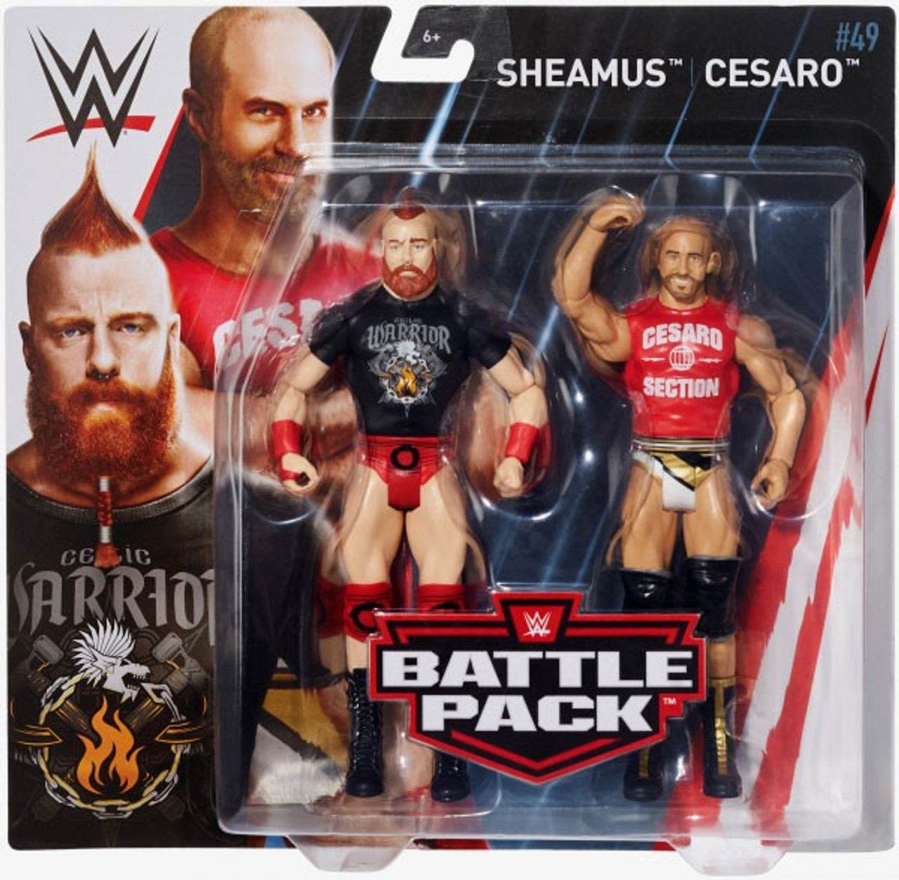 WWE Wrestling Battle Pack Series 49 Sheamus Cesaro Action Figure 2-Pack ...