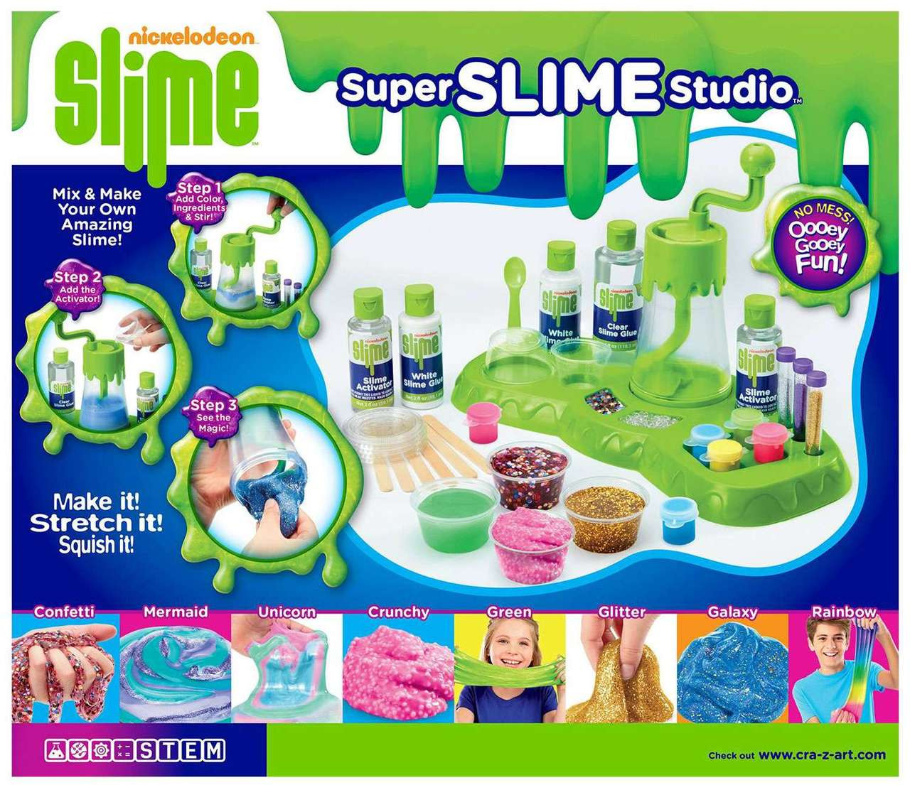 Nickelodeon Slime Super Slime Studio Kit CraZArt ToyWiz