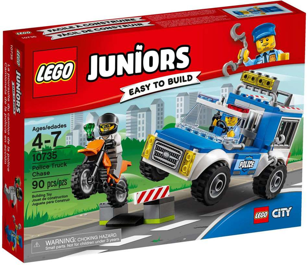 Lego Juniors Police Truck Chase Set 10735 Damaged Package Toywiz - roblox users 10680 profile