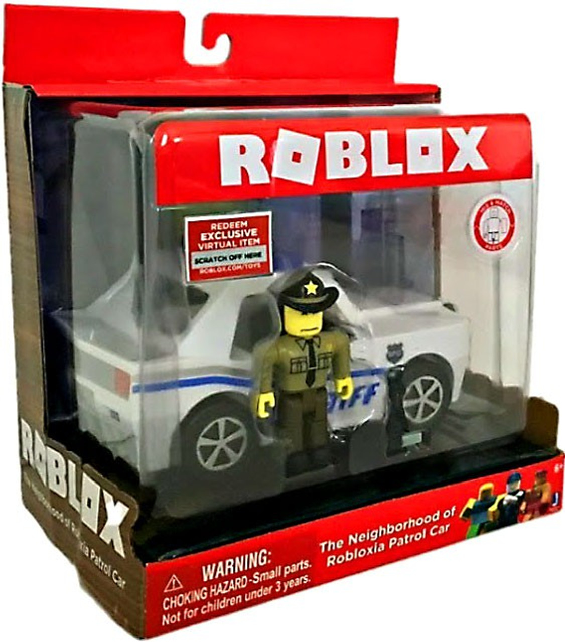 Roblox Neighborhood Of Robloxia Patrol Car Sheriff 3 Action Figure - roblox the neighborhood of robloxia patrol car amazon co uk