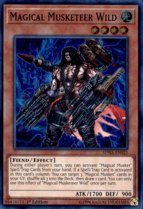 YuGiOh Spirit Warriors Single Card Super Rare Magical Musketeer
