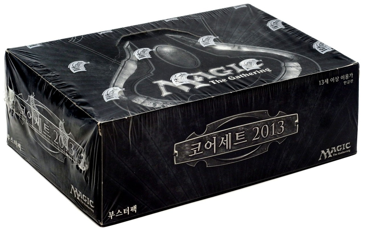 【未開封】Magic the gathering 1box Magic The Gathering 2013 Core Set Booster Box KOREAN Wizards of