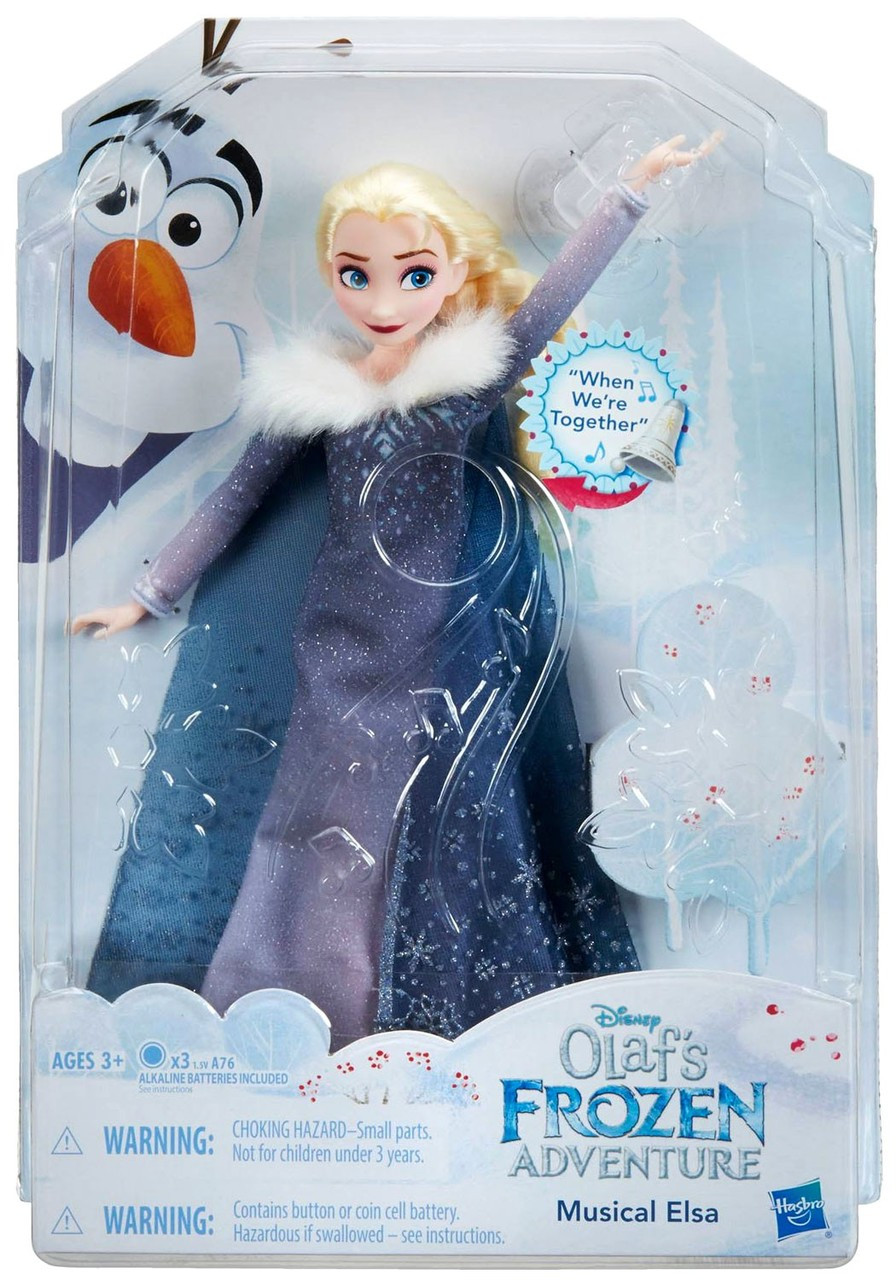 disney olaf's frozen adventure elsa doll