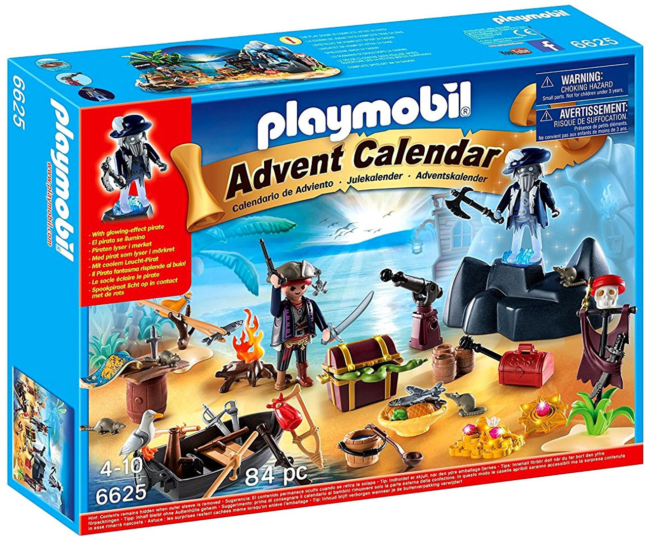 Playmobil Pirates Advent Calendar Pirate Treasure Island Set 6625 ToyWiz