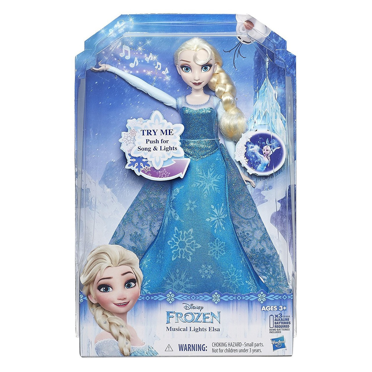 Disney Frozen Musical Lights Elsa Doll Hasbro - ToyWiz