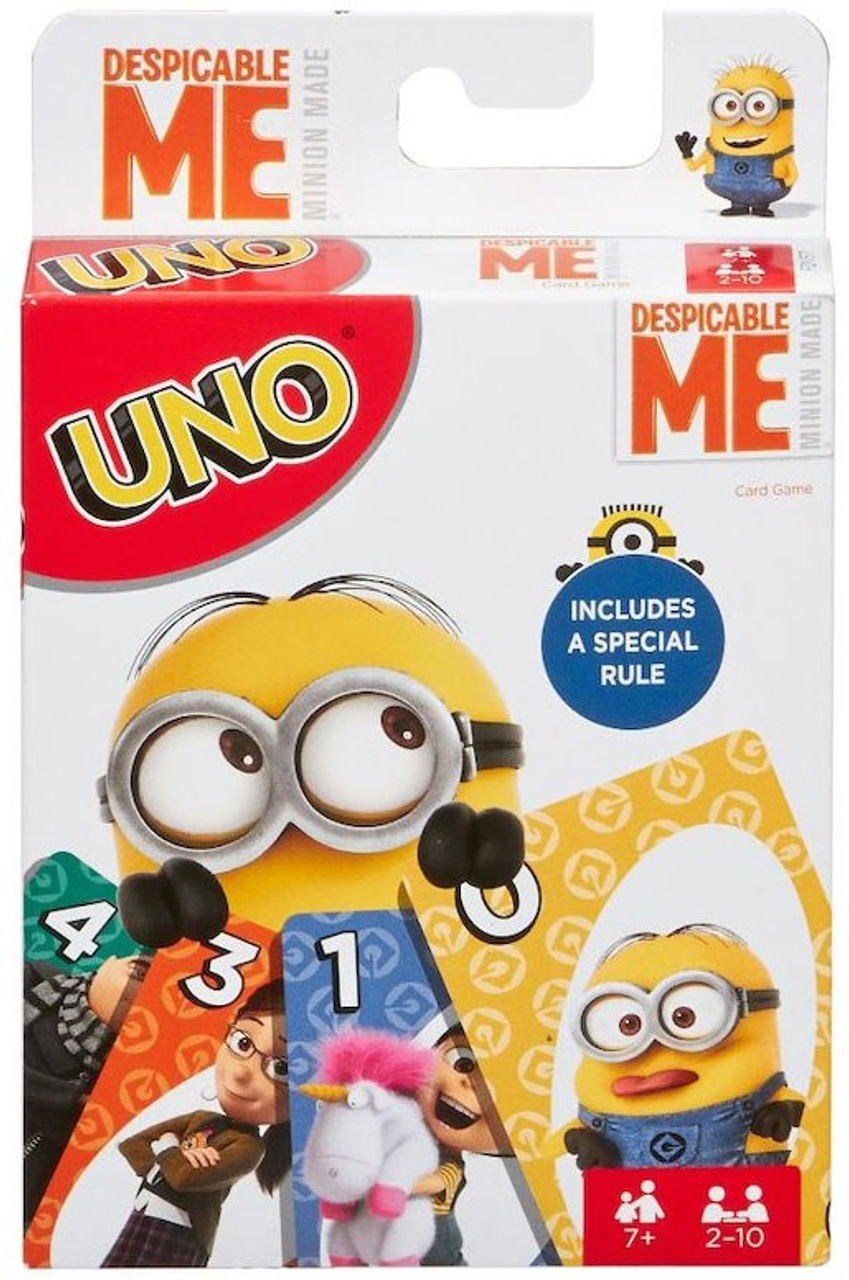 Despicable Me Minion Made UNO Card Game Mattel Games ToyWiz