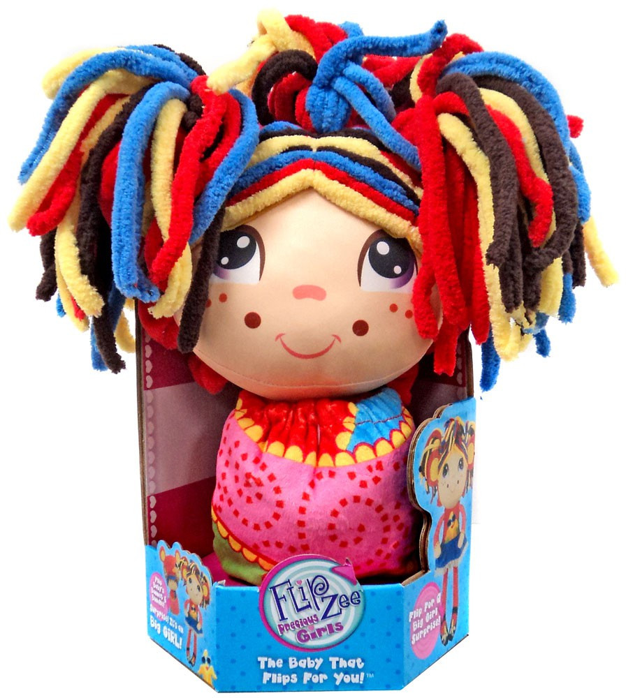 FlipZee Precious Girls Lola Plush Doll Caucasian Jay at Play - ToyWiz