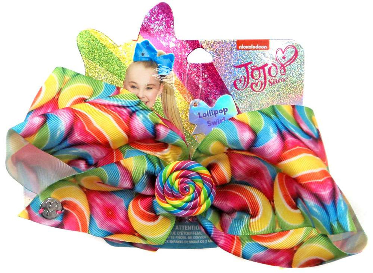 Nickelodeon Jojo Siwa Large Lollipop Swirl Bow Her Accessories Toywiz - big lollipop roblox