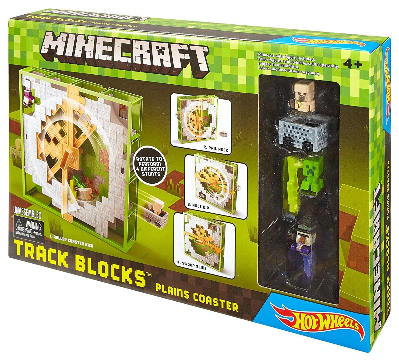 minecraft mini figures hot wheels