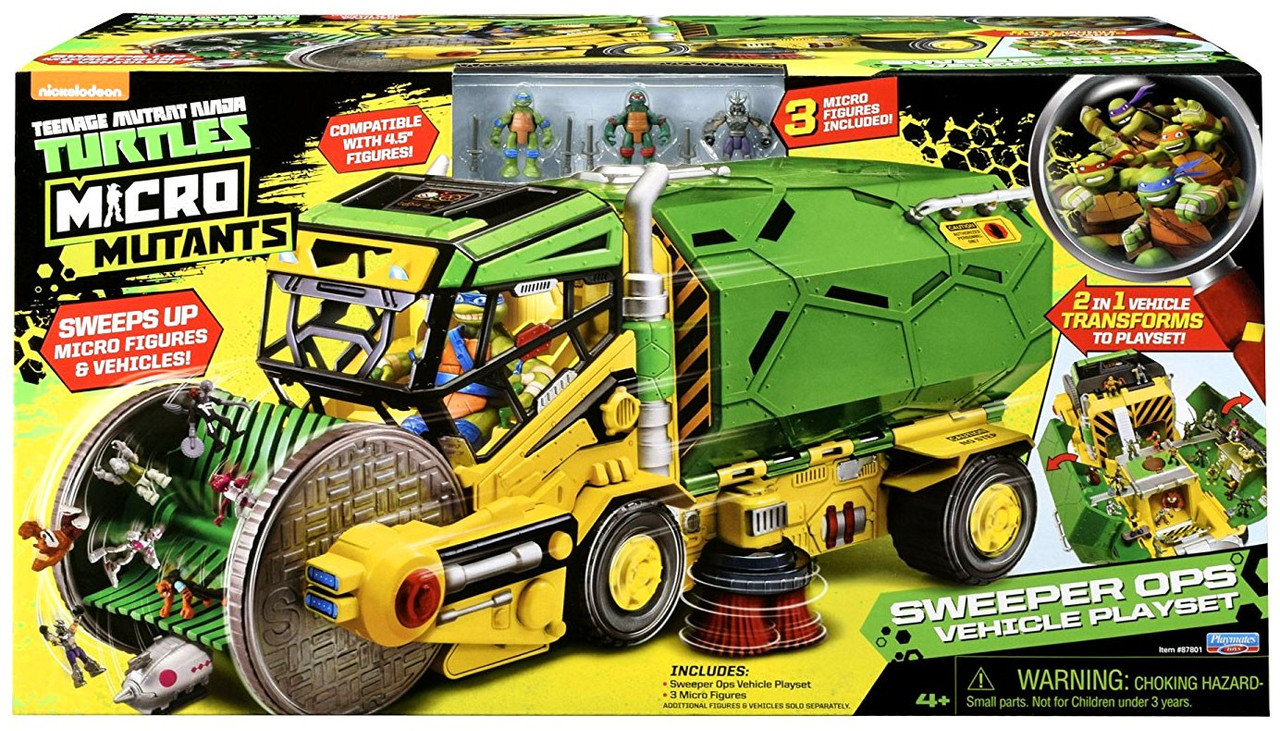 Teenage Mutant Ninja Turtles Nickelodeon Micro Mutants Sweeper Ops