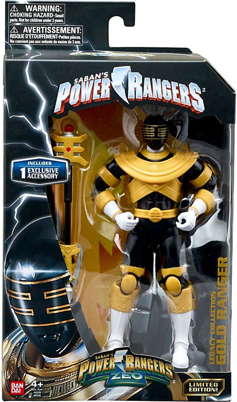 Power Rangers Zeo Legacy Gold Ranger 6.5 Action Figure Zeo Bandai