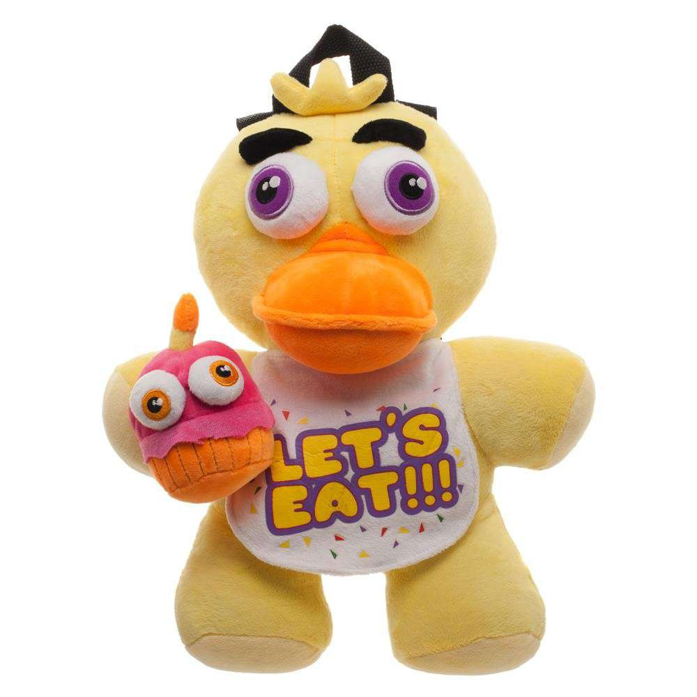Five Nights At Freddys Chica Plush Backpack Bioworld Toywiz