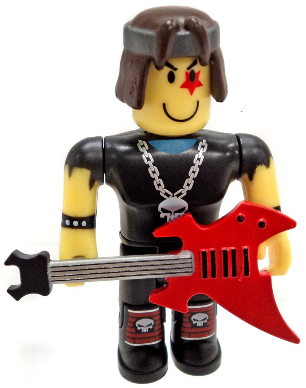 Roblox Punk Rocker With Guitar 3 Minifigure Loose Jazwares Toywiz - be a rock discontinued roblox