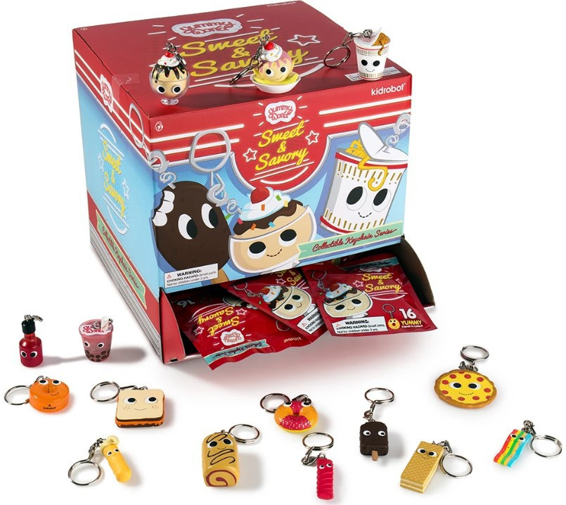 Yummy World Vinyl Keychain Sweet Savory 3 Mystery Box 24 Packs