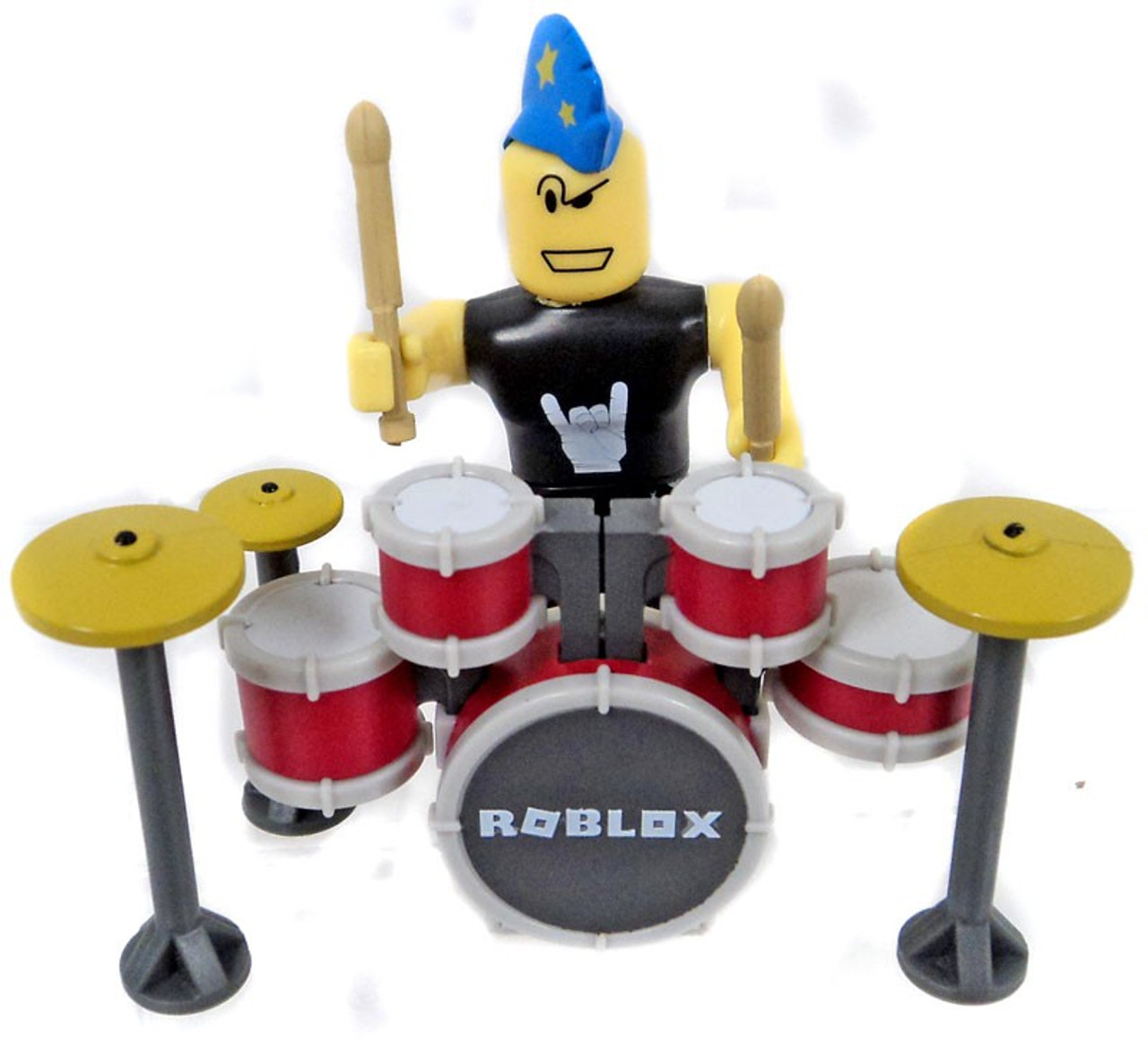 Roblox Punk Rocker With Drums 3 Minifigure Loose Jazwares Toywiz - roblox punk rockers mix match set buy online in lebanon